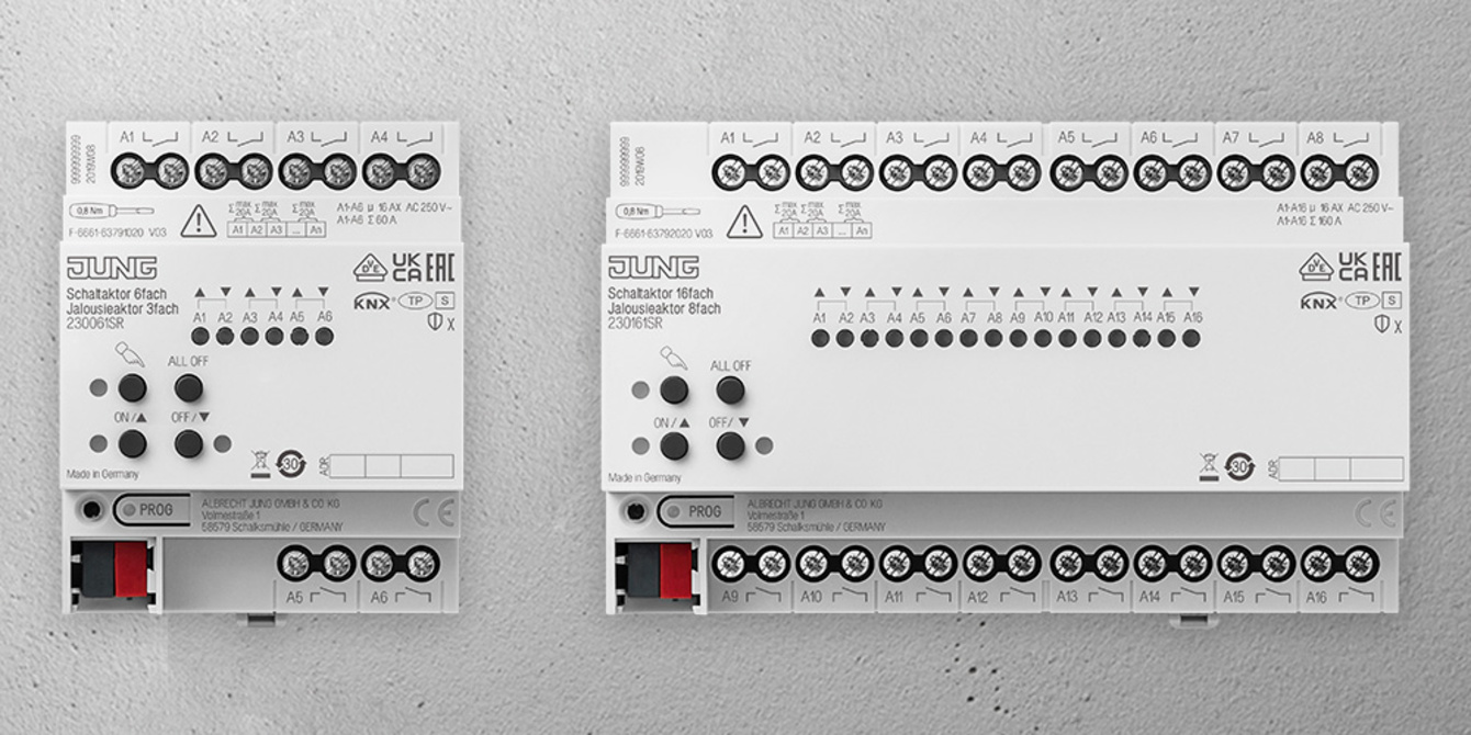 KNX Schalt- und Jalousieaktoren bei Bianga Elektroinstallation in Falkenstein